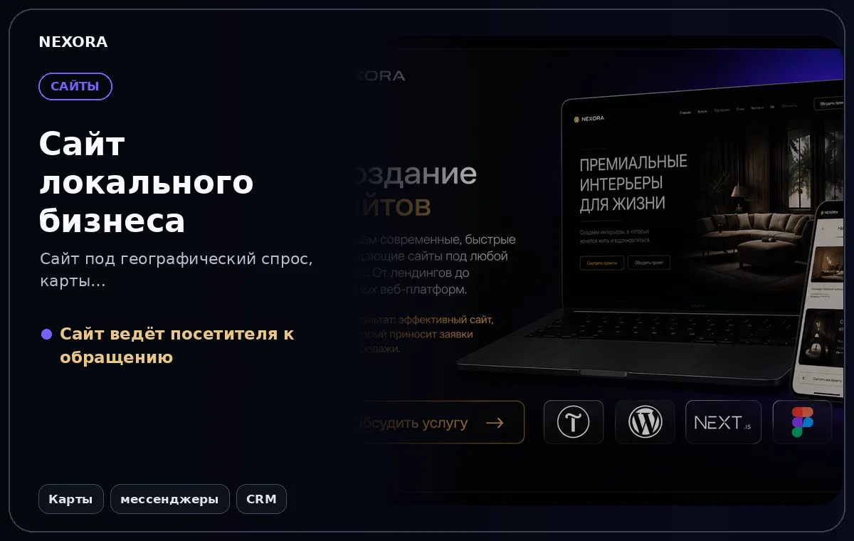 Local business website — инструменты и сценарий услуги